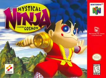 Mystical Ninja Starring Goemon (USA) box cover front